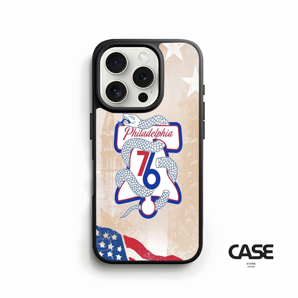 เคส เคส Softcase iphone 17 16 15 14 13 12 11 Pro Air Max Mini Plus X Xs Max XR 76ers-City