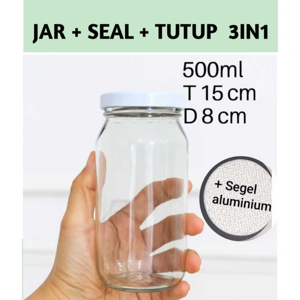 / 10 ( TEN) 500ML CYLINDER JAR BOTTLE 500ML / CYLINDER JAR BOTTLE 500 ML