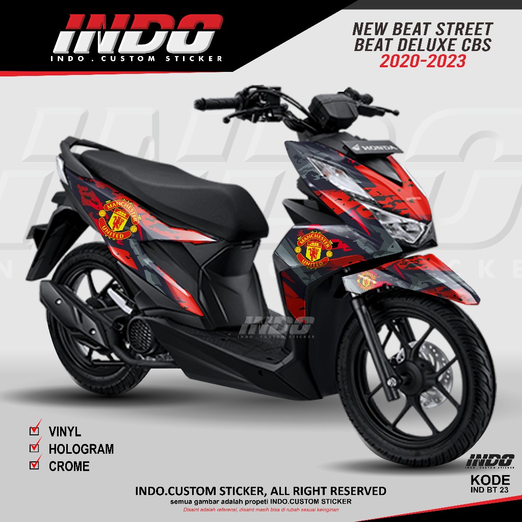 DECAL NEW BEAT STREET 2020-2023 NEW BEAT STREET/NEW BEAT DELUXE CBS CODE AS 23