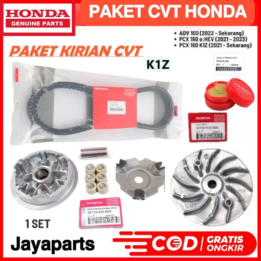CVT PACKAGE ROLLER ASSY HOUSING K1Z + พัดลม K1Z + K1Z VANBELT