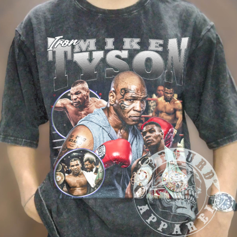 เสื้อยืด Iron Mike Tyson, Mike Tyson Oversize, Mike Tyson Wash Tshirt, Iron Mike Tyson Premium Overs