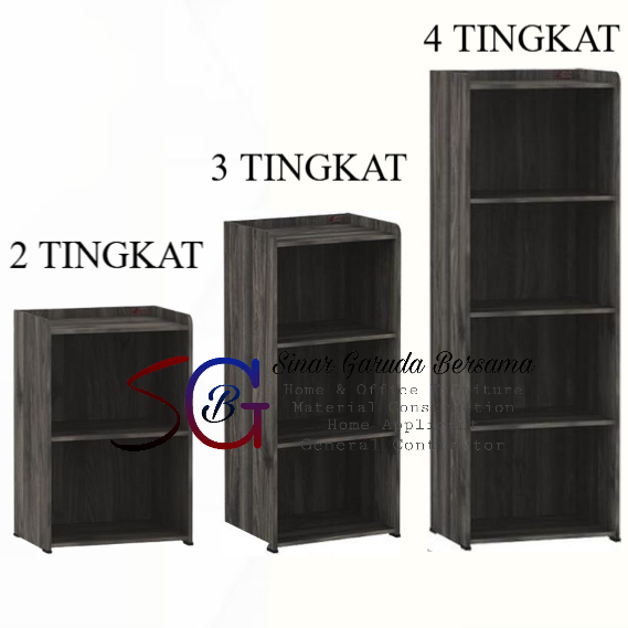 [3 RACK VARIATIONS] 2-TIER OPEN CABINET RACK / 3-TIER CABINET RACK / 4-TIER MULTIPURPOSE CABINET RAC