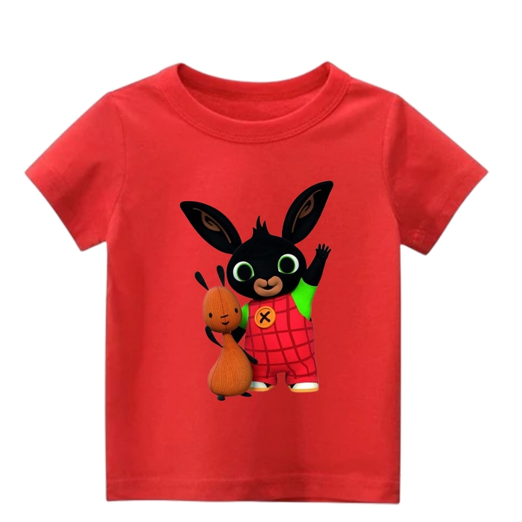 เสื้อยืดเด็ก Bing Hallo - Bing Bunny Top สําหรับเด็กชายและเด็กหญิง - เสื้อเด็ก Bing Bunny