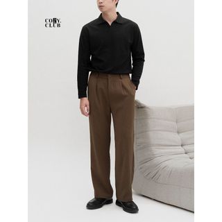 COZYCLUB Relaxed Straight Pant | Celana Panjang Pria Loose Fit Pinggang Stretch | 456