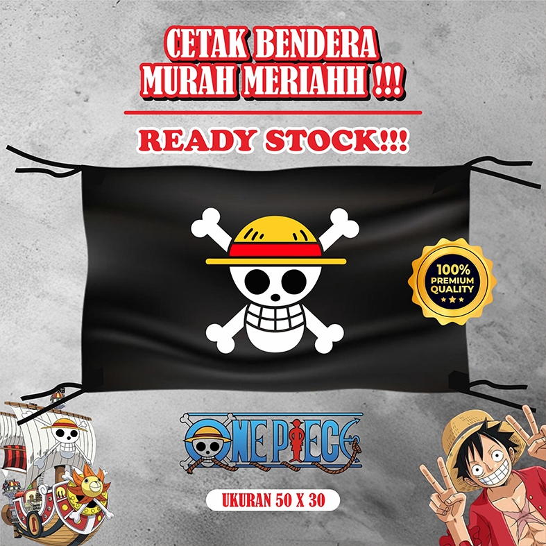 ONE PIECE FLAG PRINTING (50X30) หมวก PIRATE FLAG / STRAW