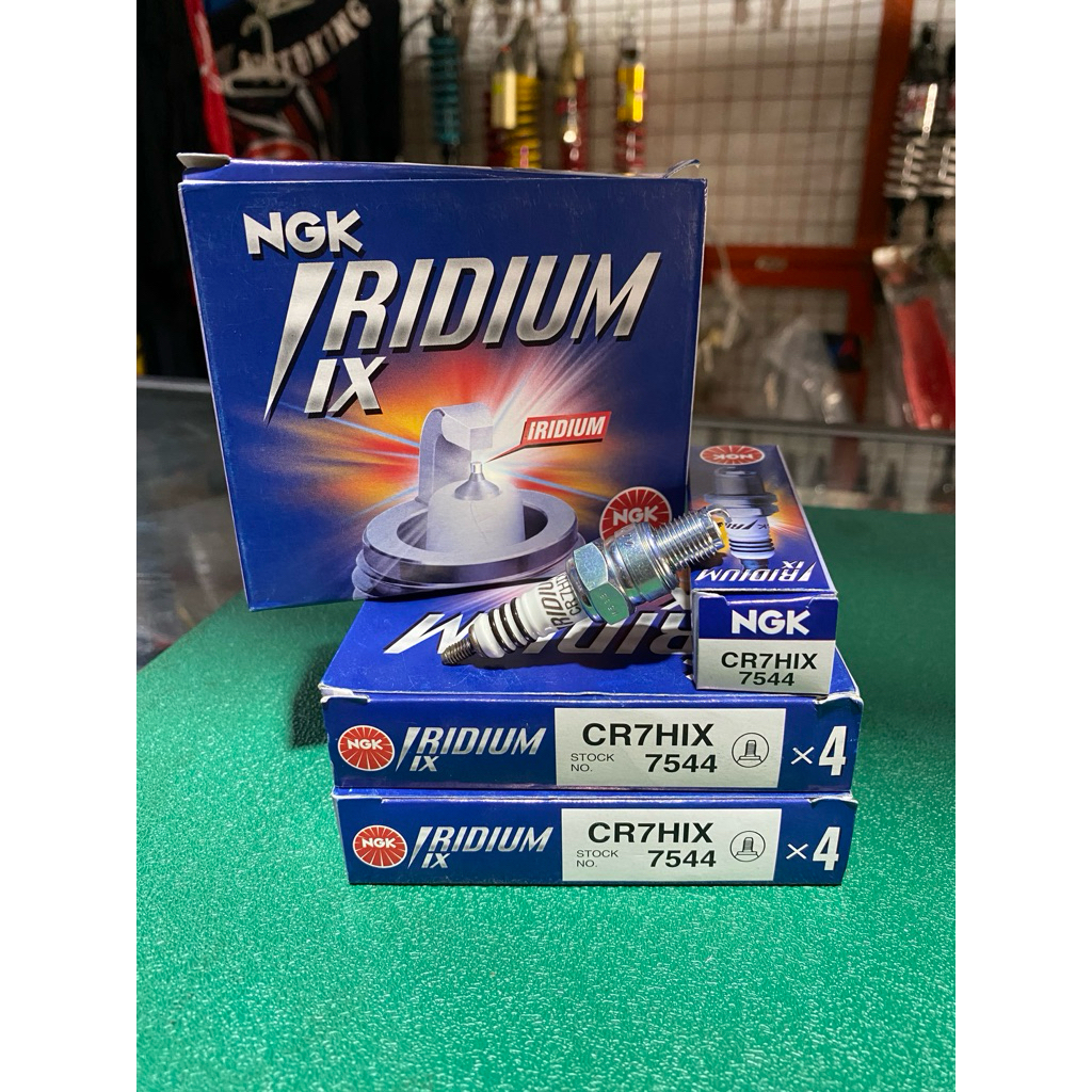Ngk iridium IX cr7hix หัวเทียน ngk pnp mio jupiter klx150 grand supra c70