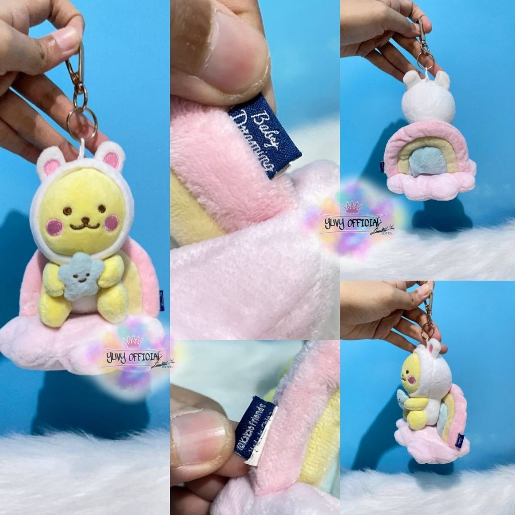GANTUNGAN Kakao Friend Limited Edition Baby Dreaming พวงกุญแจดั้งเดิม | KAKAO FRIEND BABY DREAMING K