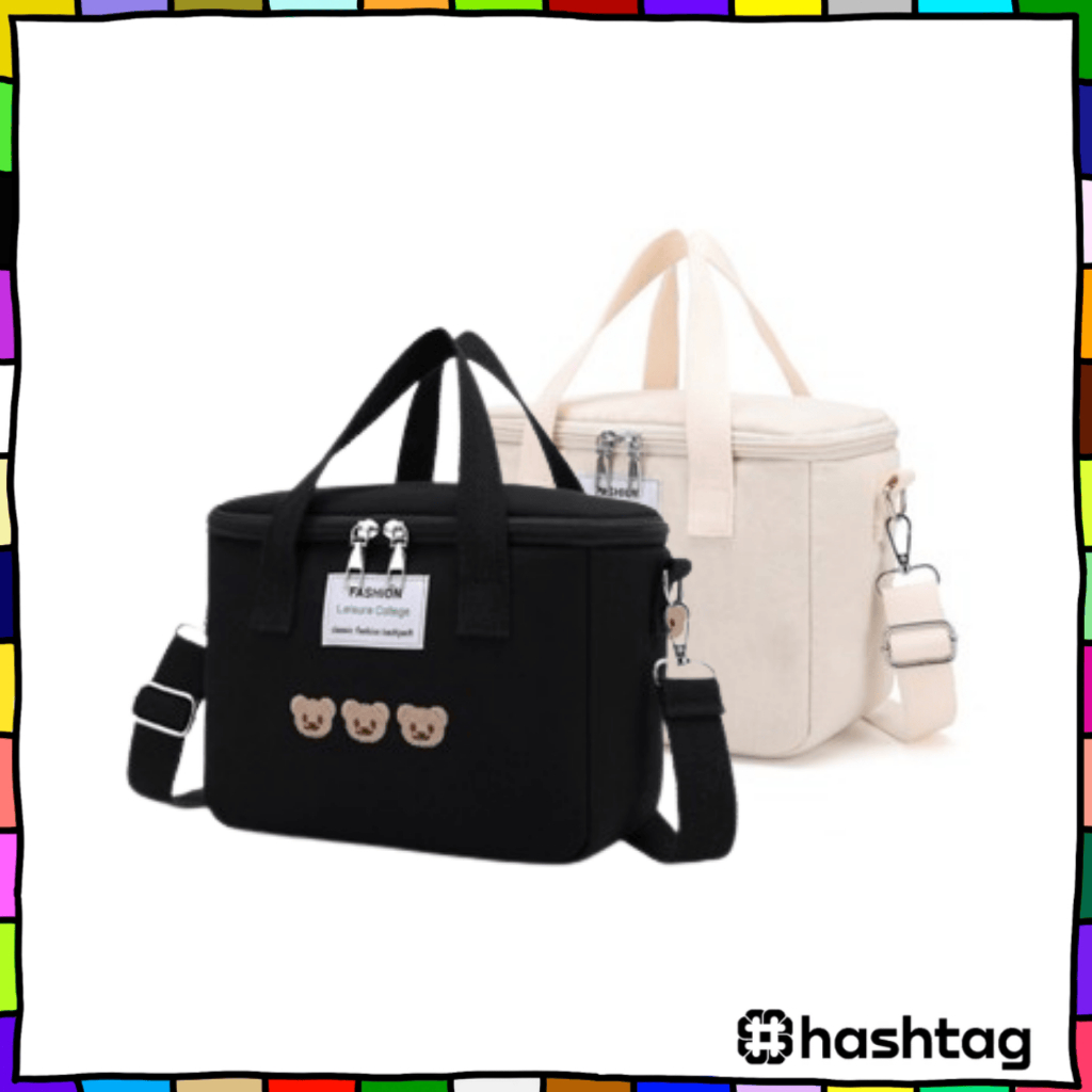 Hastag_iD กระเป๋ากล่องอาหารกลางวัน FASHION LEISURE COLLEGE กระเป๋านมเด็ก ภาชนะบรรจุอาหาร กระเป๋าอุปก