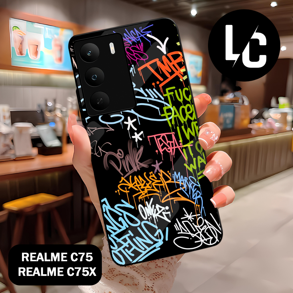 ( CA 8) glossy softcase สําหรับ realme C75 C75X ล่าสุดอะนิเมะ motif ปลอก l บทคัดย่อ l น่ารัก l Gamer