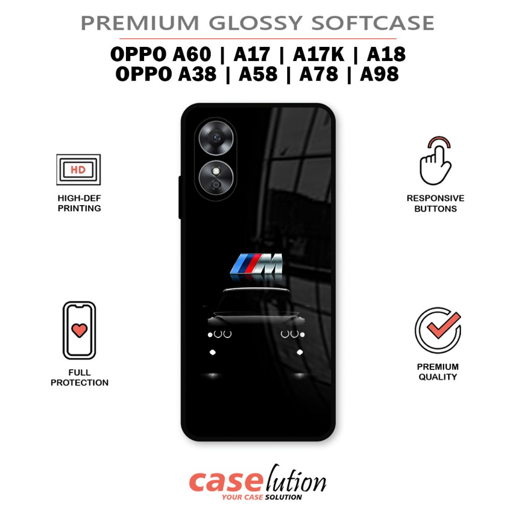 Softcase สําหรับ OPPO A60 A17 A17K A18 A38 A58 A78 A98 4G 5G [BMW]