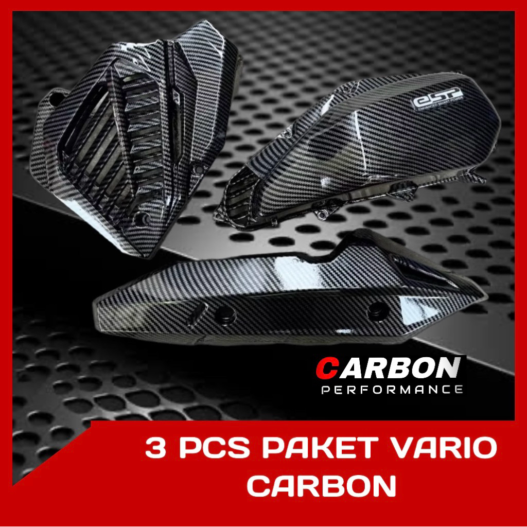 แพ็คเกจคาร์บอน VARIO 125 150 ใหม่ 3 ชิ้น 2018-2024 แพ็คเกจคาร์บอน Vario / แพ็คเกจคาร์บอน Vario / Vario carbon / Vario carbon package / Vario 125 150 carbon