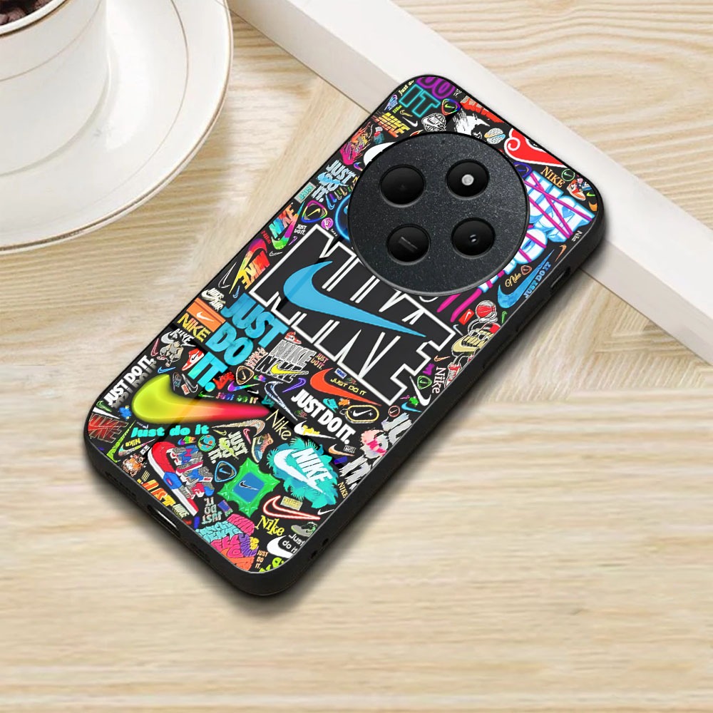 [NKM01] Redmi 14C Glass Softcase - Redmi 14C Glossy Case - เคส Redmi 14C - เคส Redmi 14C Glossy