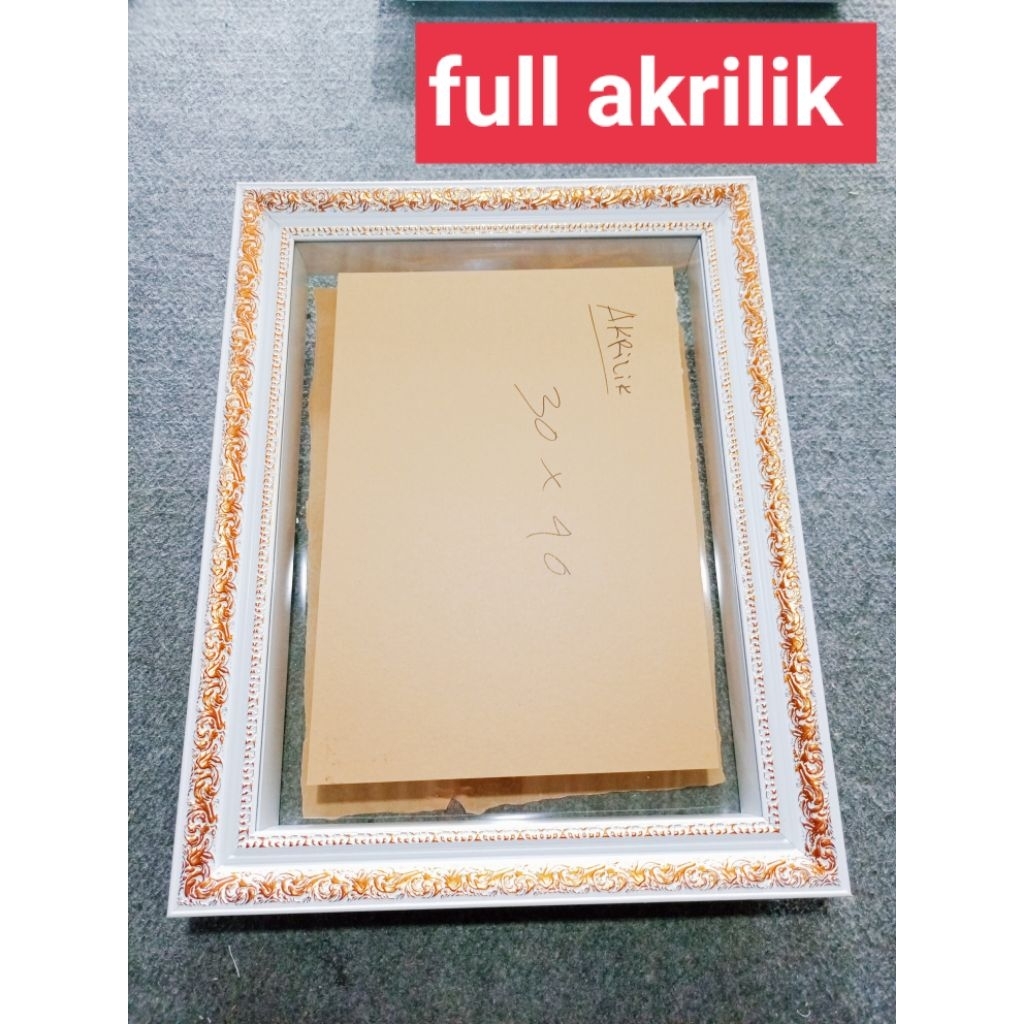 3D DOWARD FRAME 30X40 FULL ACRYLIC DOWARD BOX CARVED FRAME