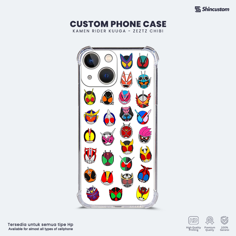 HP Custom Case Kamen Rider Kuuga Zeztz Chibi ใช้งานได้สําหรับโทรศัพท์มือถือทุกประเภท