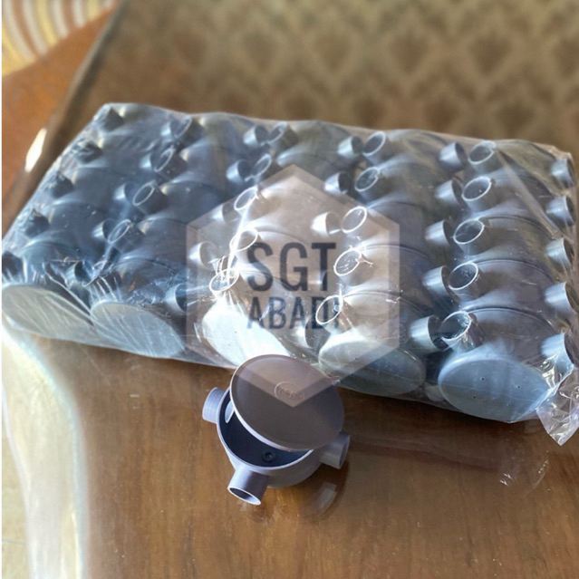 T Dus Tee Dus Tee Dos T Dos Split & Perforated Pipe Connection 3 ขนาด 5/8 มี 2 แพ็ค 10 ชิ้น และ 25 ช