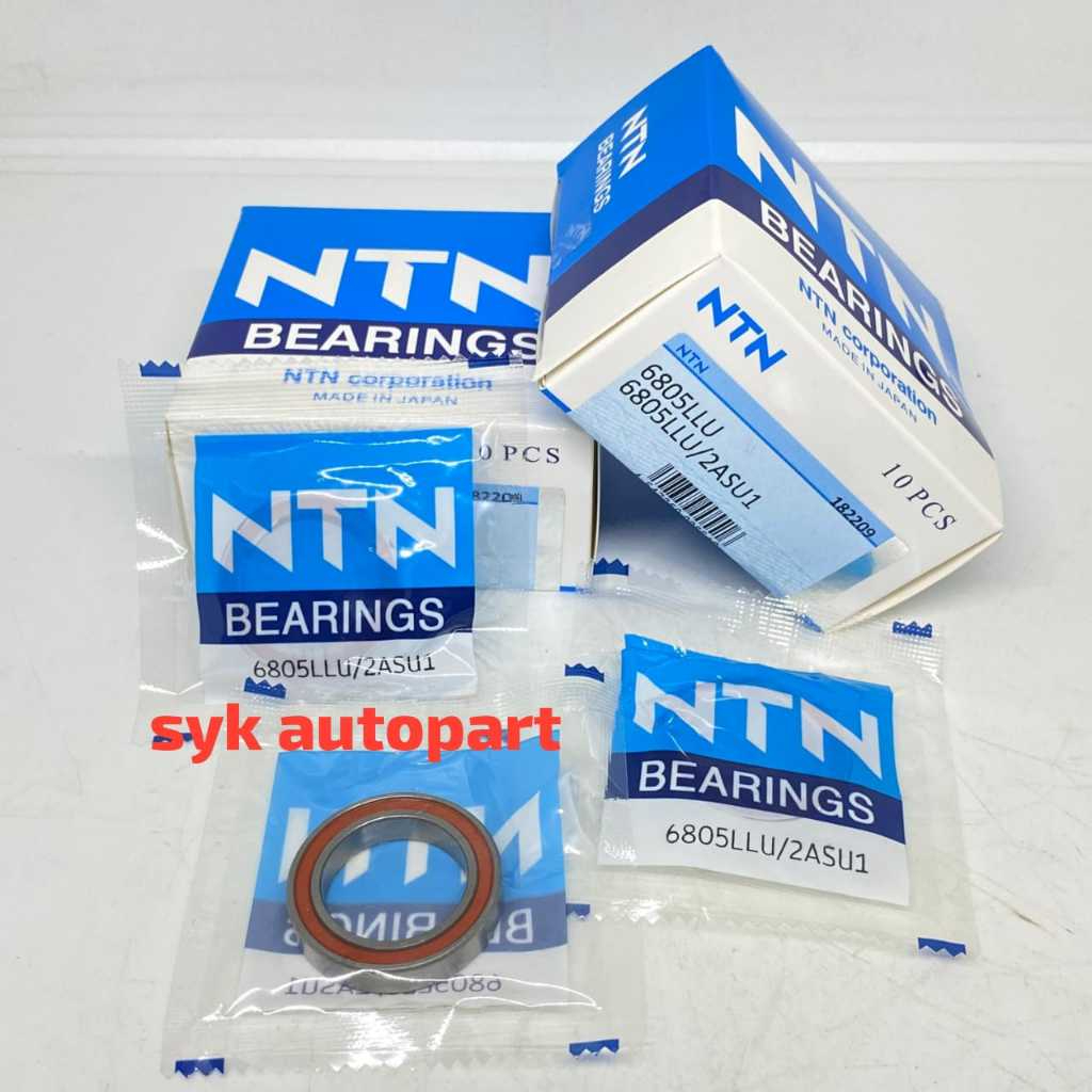 BEARING 6805 LLU NTN RUBBER CAP 6805LLU NTN