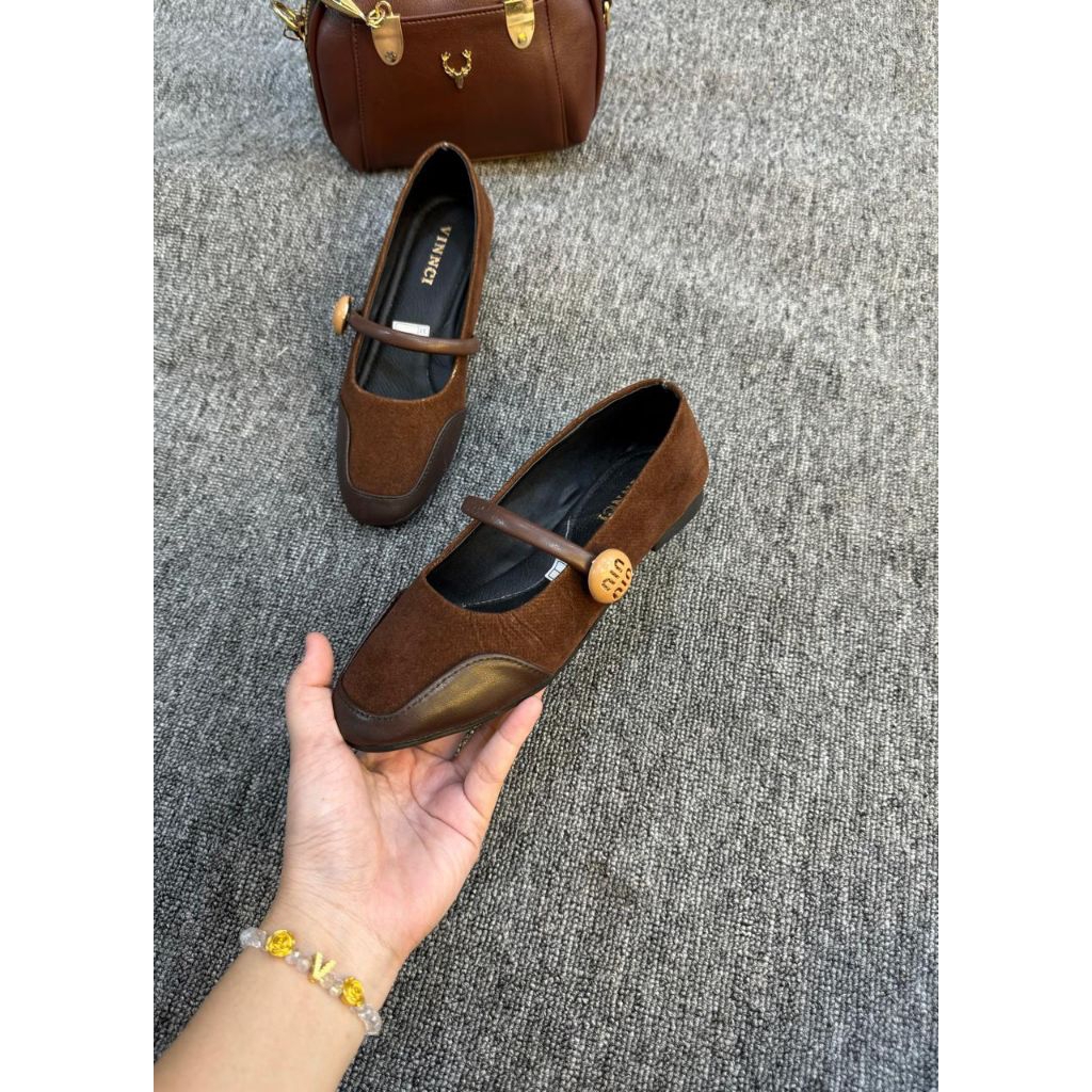 รองเท้าส้นแบนใหม่ 01 Vinnci FREE BOX| รองเท้าผู้หญิง | รองเท้าส้นสูงปาร์ตี้อินเทรนด์ | รองเท้าส้นสูง