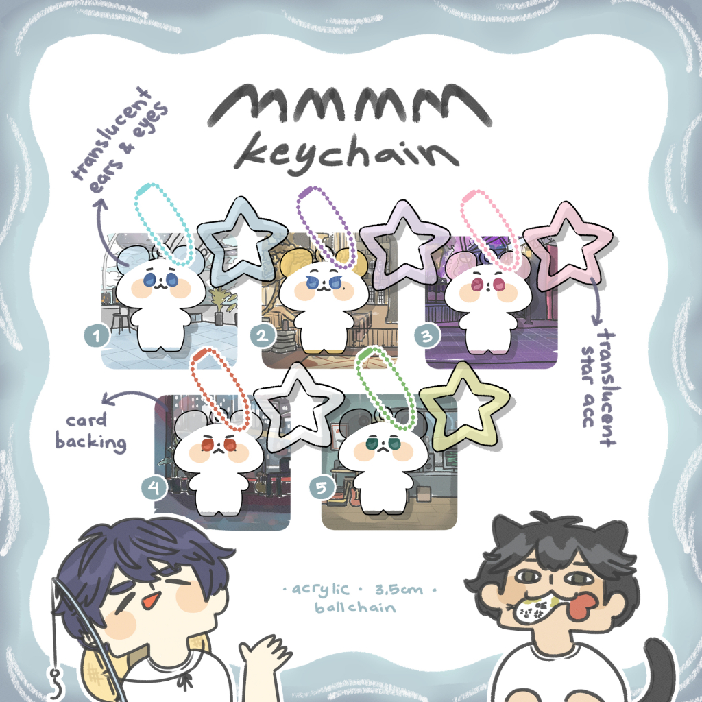 พวงกุญแจ Plave MMMM สัตว์เอเลี่ยนน่ารัก