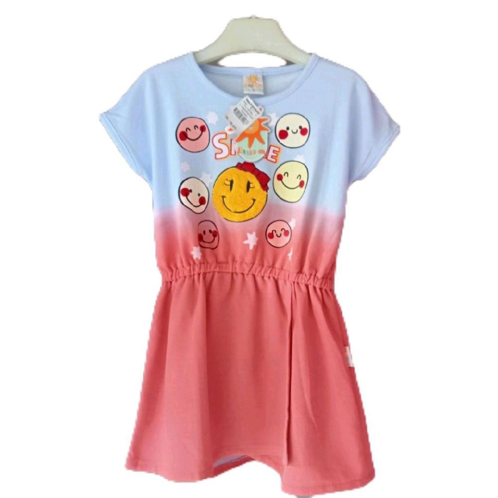 Little M Tie Dye Smile Dress for Girls (APK)
