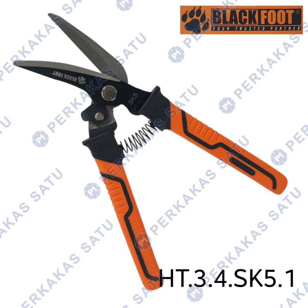 BLACKFOOT MULTIFUNCTIONAL CURVED SCISSORS HT.3.4SK5.1 TINMAN SNIPS STEEL MATERIAL SK-5 RUS RESISTANT