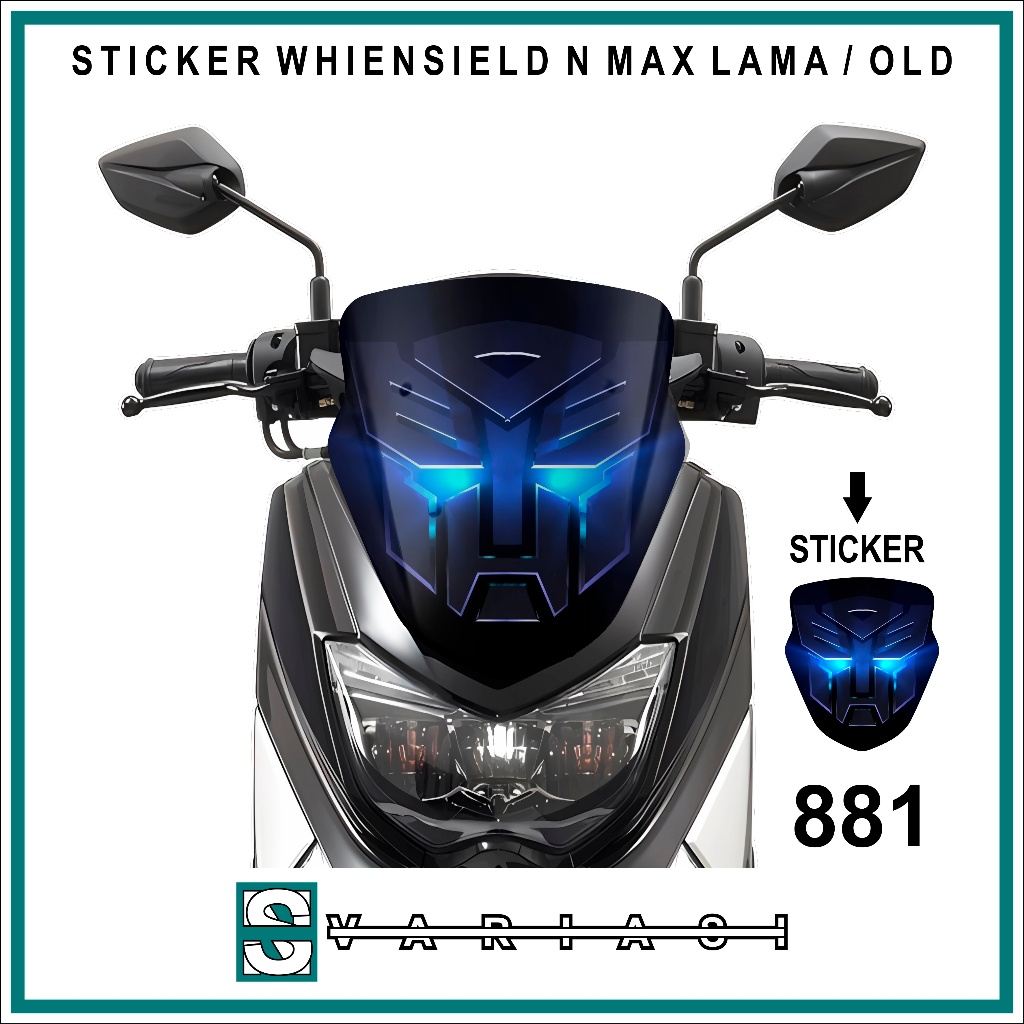 สติ๊กเกอร์ OLD N MAX VISOR - OLD VARIATION 881 - 888