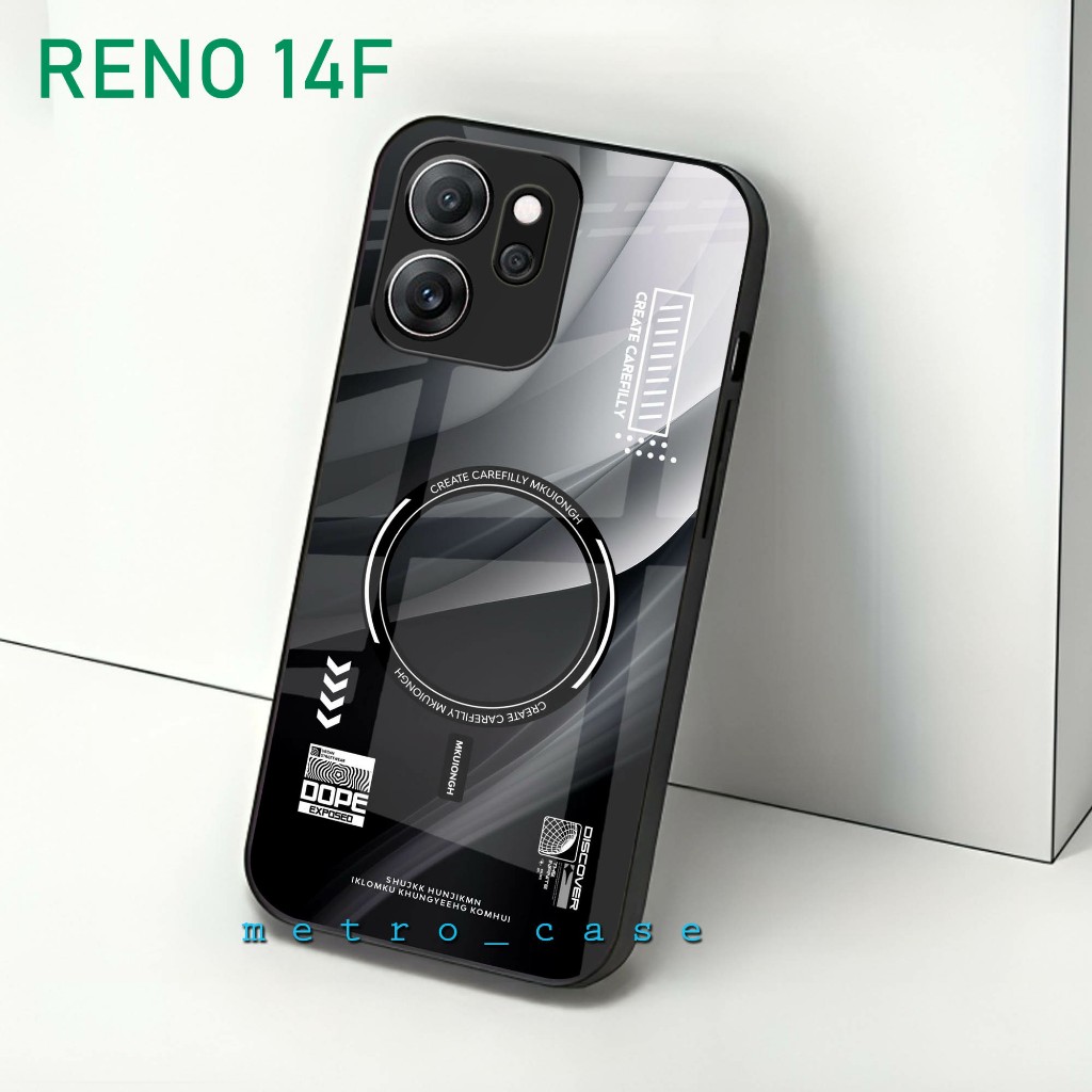 OPPO RENO 14F Glossy Glass Softcase - RENO 14F - OPPO RENO 14F - RENO 14F 2025 - OPPO Hp Casing
