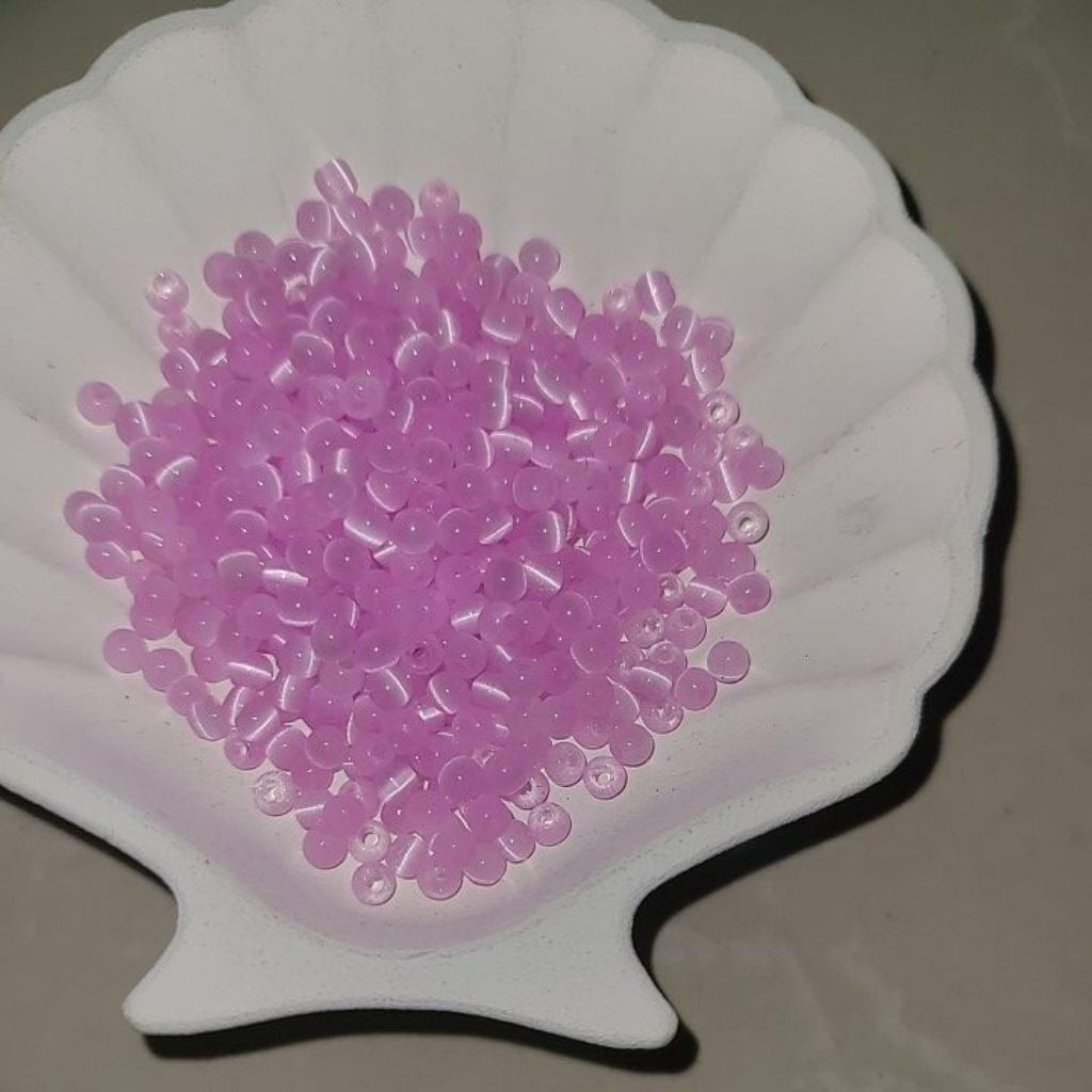 ลูกปัดแก้ว/ลูกปัดแก้ว cateye 4mm HGB