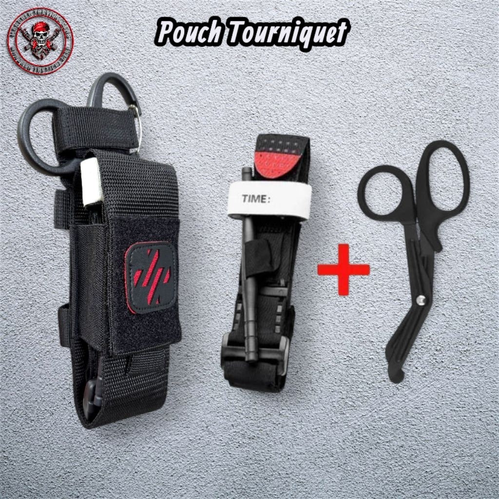 กระเป๋ายุทธวิธี Cordura Tourniquet | Pouch Tourniquet set กรรไกรทางการแพทย์