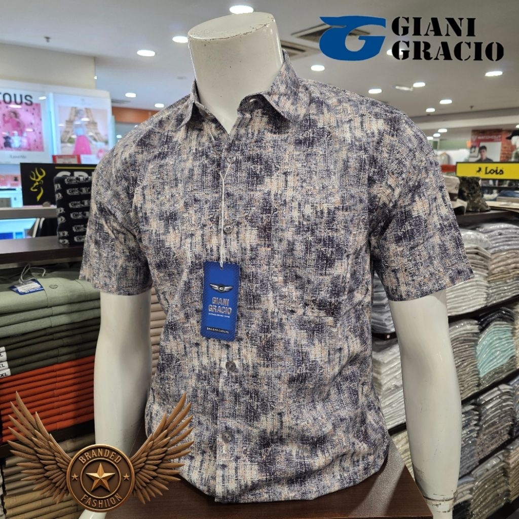 KEMEJA GIANI GRACIO SHORT SLEEVED SHIRT G71805 006 004