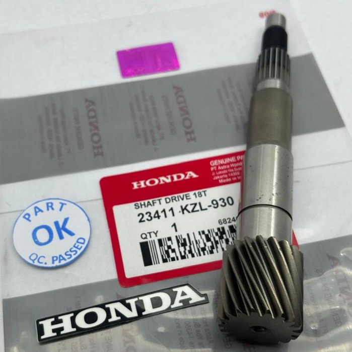 23411-KZL-930 Shaft Drive 18T Honda BeAT eSP K25 Original Honda
