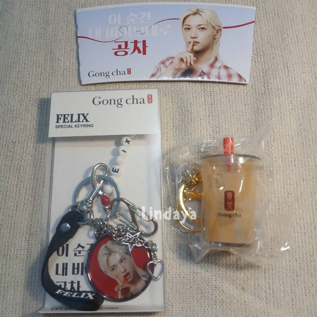 Felix Keyring Exclusive Gongcha Korea Event Stray Kids OFFICIAL