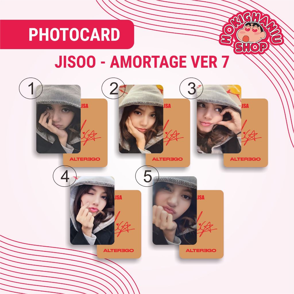 MINIMAL Lisa Alterego Unnofficial Premium Photocard ราคาต่อ 1 ชิ้น ไม่มีขั้นต่ํา รับ Freebies