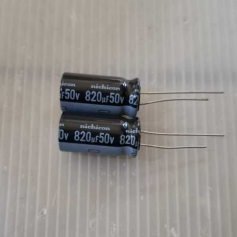 Elko 50v 820uf NICHICON บรรจุ 4 ชิ้น