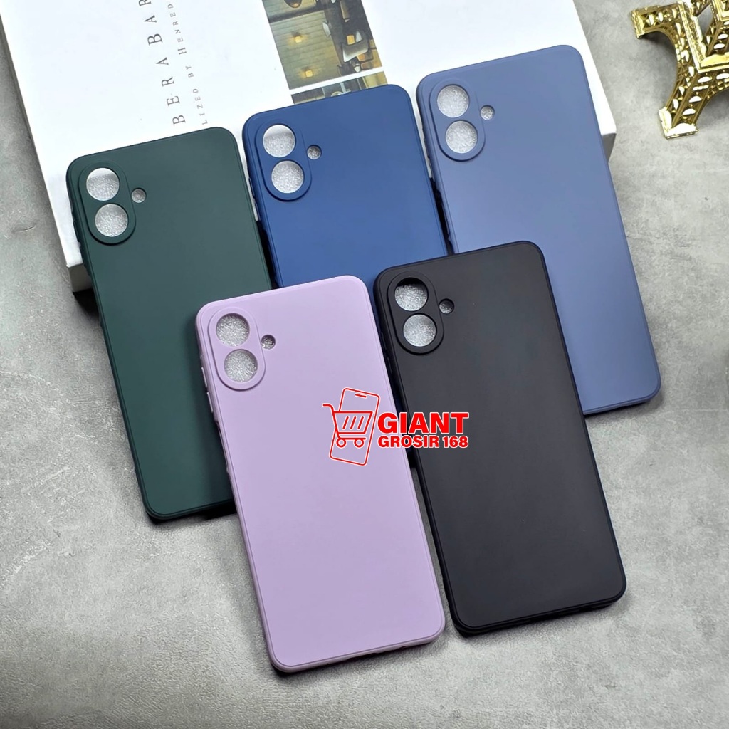 SAMSUNG A07 SAMSUNG A17 CASE MACAROON SQUARE LIQUID CASE SAMSUNG A07 SAMSUNG A17
