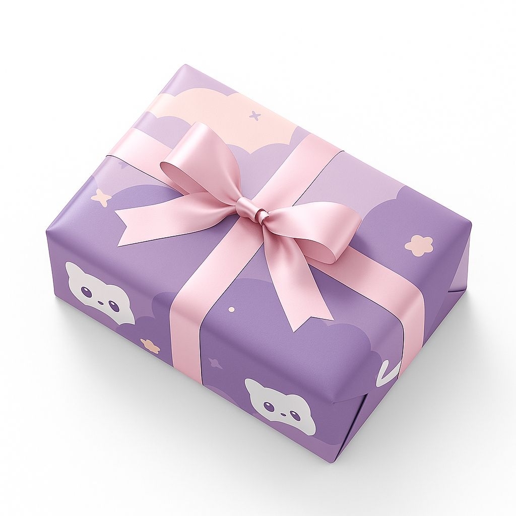 Papermood Complete Gift Package – กระดาษห่อ ริบบิ้น และการ์ดอวยพร พร้อมห่อ