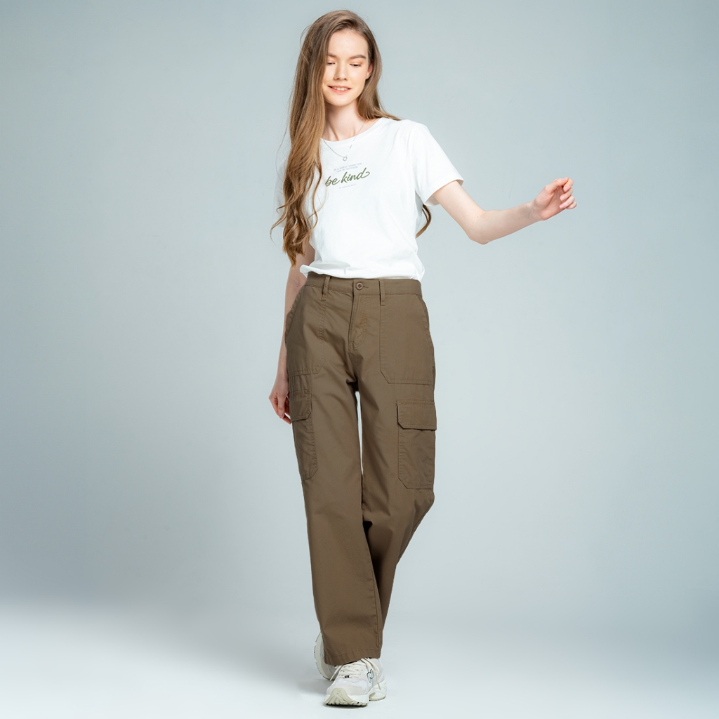 C2 Voltri Brown Pants Women Cargo