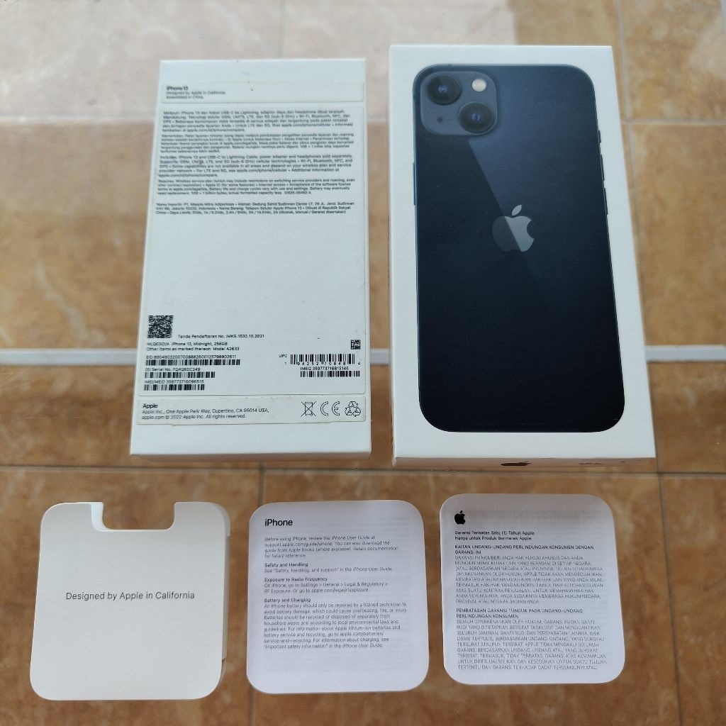 IPhone 13 256GB Midnight iBox Original Copotan Box