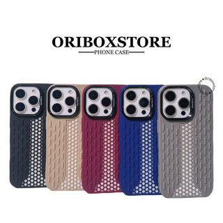 CROCO Line Airflow Case Iphone Compatible For Iphone 7 8 7+ 8+ X Xs Xr 11 12 13 14 15 16 Pro Promax Casing Full Cober Pelindung Handphone RCI530