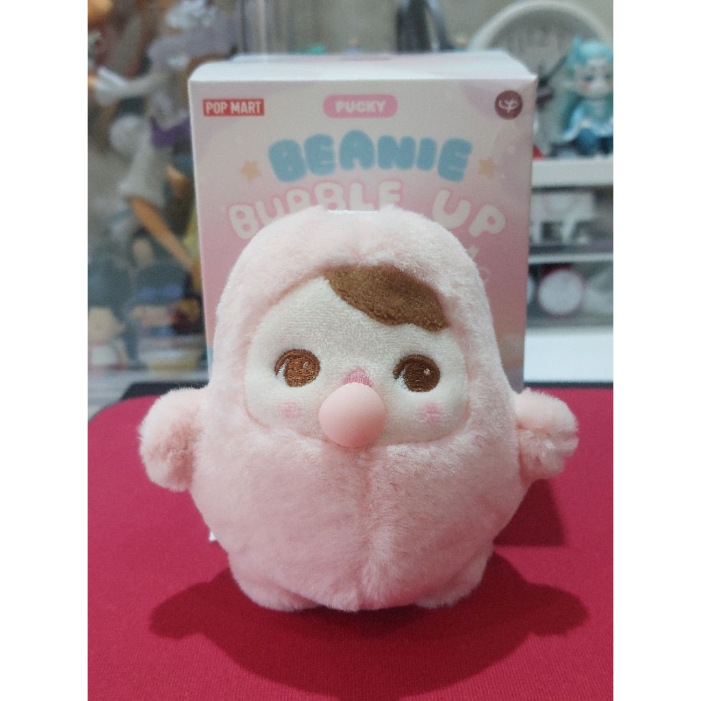 Popmart Pucky Beanie Bubble Up จี้ผ้ากํามะหยี่ Pretty Bubble