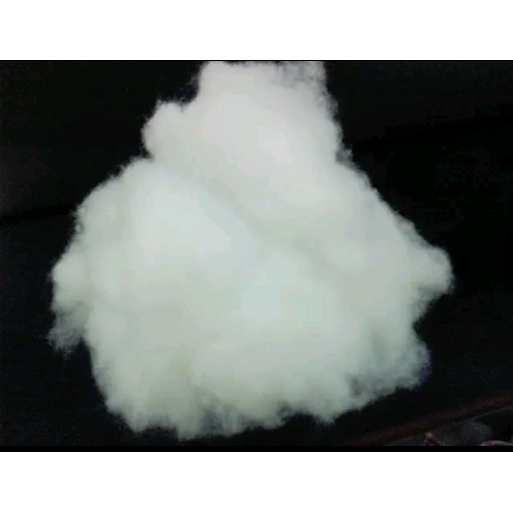ผ้าฝ้ายสีขาว Dacron / Cotton Dacron / Silicone Dacron Pillow Filling 1Kg