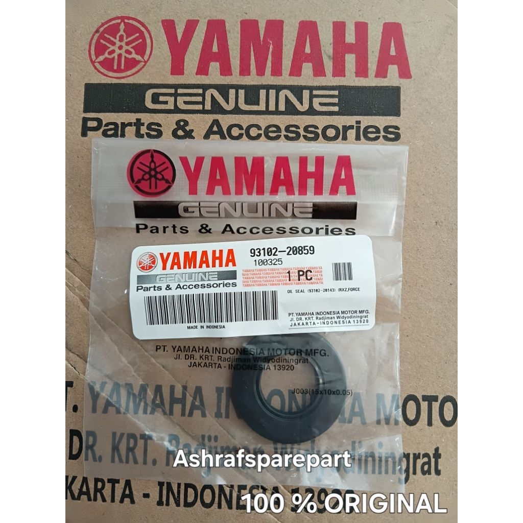 ซีลเกียร์หน้า Yamaha FIZ R FI ZR F1Z R F1Z R Alfa Original Yamaha อะไหล่แท้ 93102-20859
