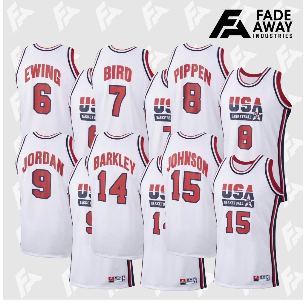 DREAM TEAM BASKET JERSEY USA 92 สีขาว