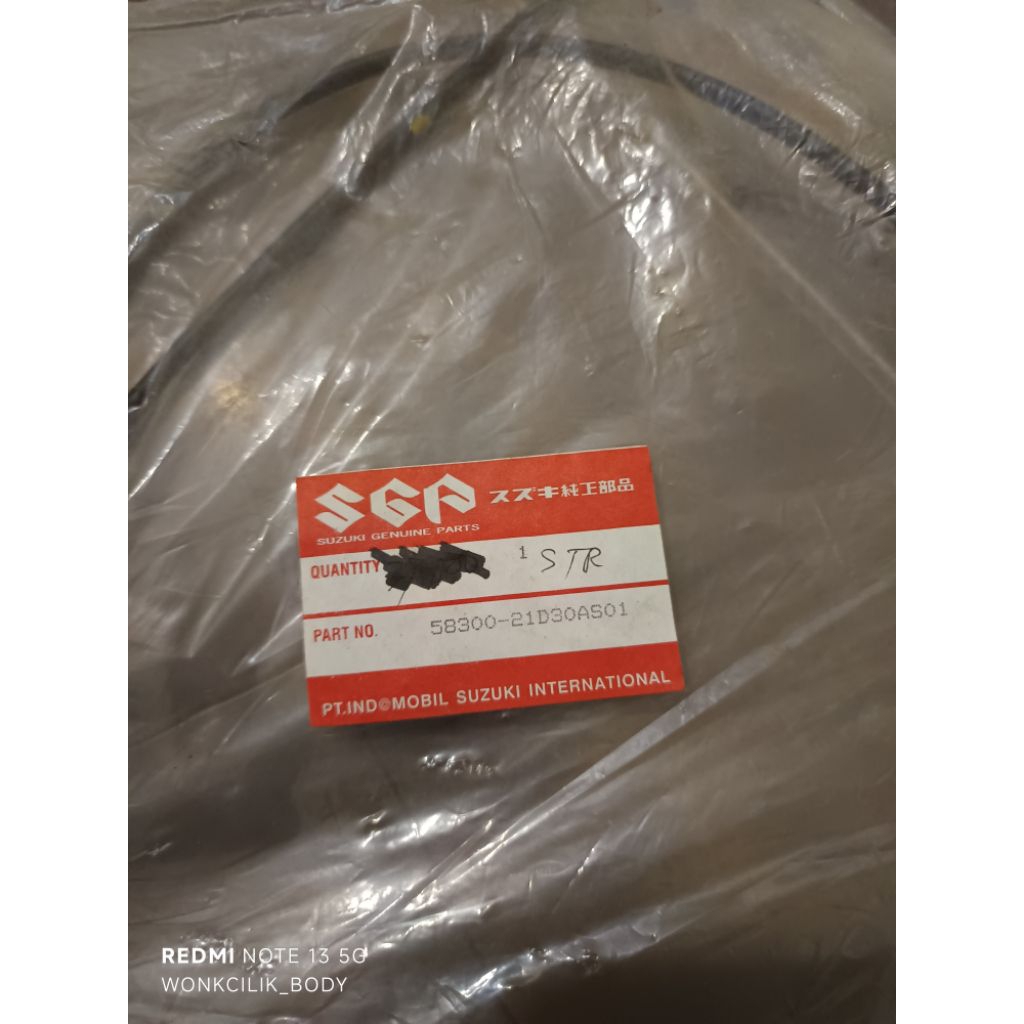58300-21D30AS01 suzuki satria สายแก๊ส 2 จังหวะ hiu lumba เดิม sgp