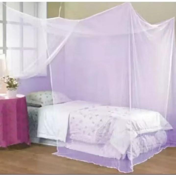 PLAIN SQUARE MOSQUITO 6 FEET 180 X 200 CM / PLAIN MOSQUITO 6 FEET MEDAN