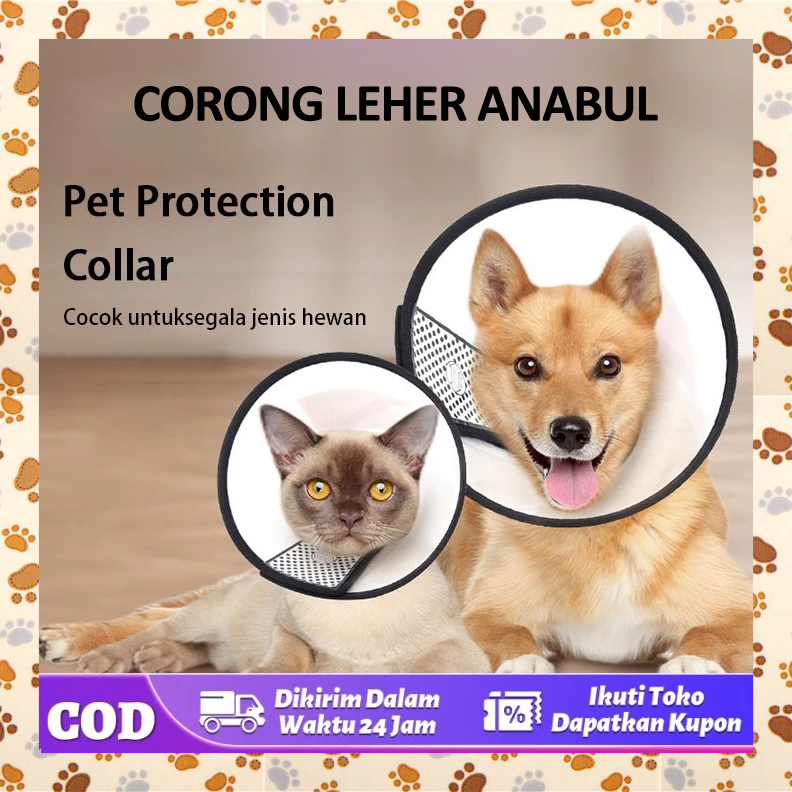 E02OPN PET COLLAR กรวยป้องกันคอสําหรับสุนัขและแมว Post-Flea และเชื้อรา Treatment ศัลยกรรมปลอดเชื้อ A