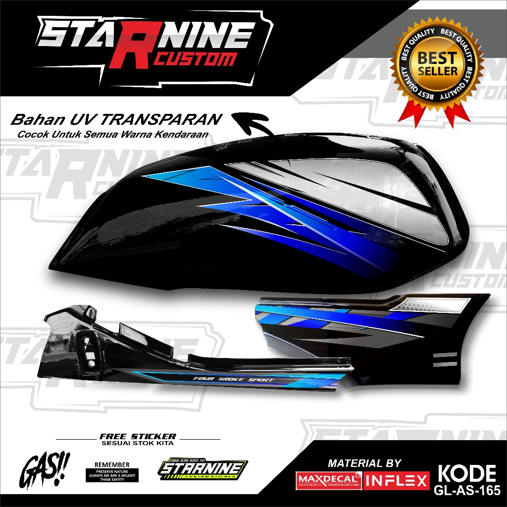 Striping GL pro Sticker GL รหัส variation GL-AS-165