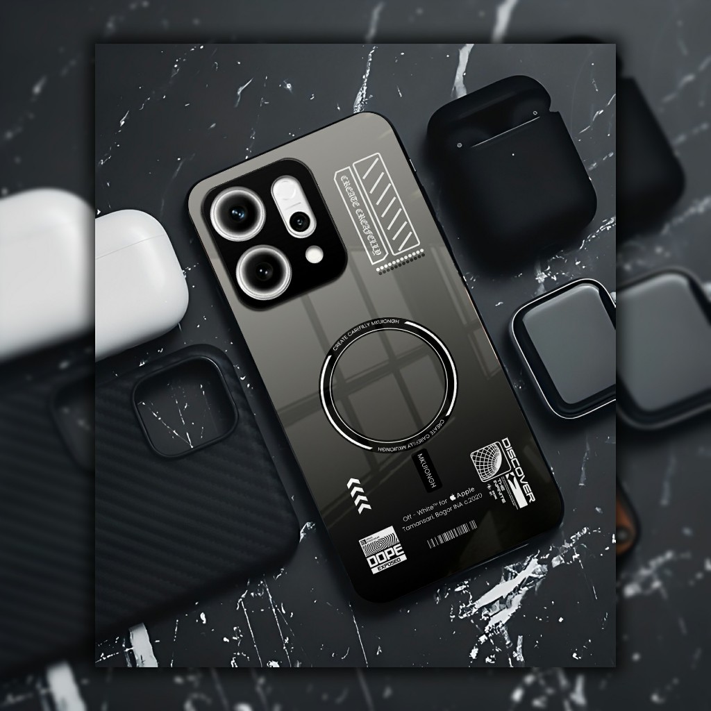 Glass Softcase สําหรับ Oppo Reno 14 5G - เคสป้องกัน - Oppo Reno 14 5G - เคสล่าสุด - GC 484