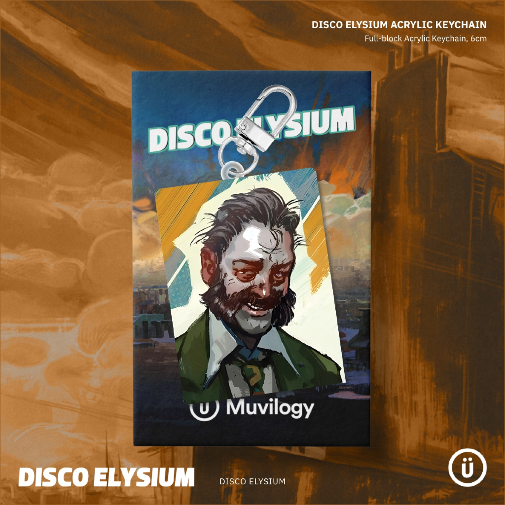 Disco Elysium - พวงกุญแจอะคริลิค Character Portrait [Fanmade]