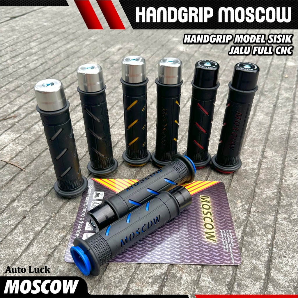 MOSCOW UNIVERSAL SCALE GRIP สําหรับทุกรุ่นของรถจักรยานยนต์ HANDGRIP GAS COVER อิตาลี SCALE รุ่น B204