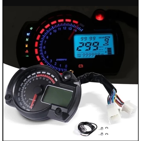 KOSO RX2N LED Digital Speedometer สําหรับรถมอเตอร์ไซด์ทุกรุ่น